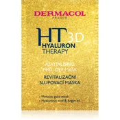 Dermacol 3D Hyaluron Therapy Revitalising Peel-Off maska za obraz za vse tipe kože 15 ml za ženske