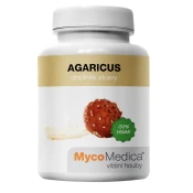 MycoMedica Agaricus, izvleček, 500 mg, 90 zeliščnih kapsul
