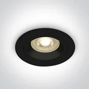 UGRADBENA SVJETILJKA 1×GU10/10W/230V CRNA
