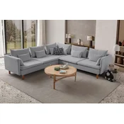 Atelier del Sofa Kutna garnitura Flexy L, 285 x 285 x 100 cm, Siva