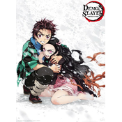 Maxi poster ABYstyle Animation: Demon Slayer - Tanjiro & Nezuko Snow