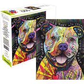 Aquarius - Puzzle Russo - Beware Pit Bull Dog - 500 kosov