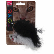 Magic cat Igrača riba z vzorcem in mačjo meto z ropotajočo mešanico 11 cm - 2 kosa