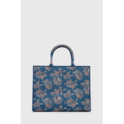 FURLA Shopper torba OPPORTUNITY, mornarsko plava / siva / narančasta