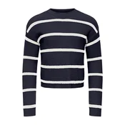 Only Mini Pulover KMGFRANCA temno modra/bela