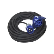 Northix CEE podaljšek 20M s CEE kotnim konektorjem + Schuko vtičnica 3x1,5 mm2