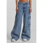 Womens Cargo Jeans UC - Blue