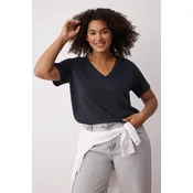 Trendyol Curve Ženska majica Tbbss25Bf00053, Antracit