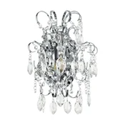 EGLO 39526 | Fenoullet Eglo zidna svjetiljka 1x E14 krom, kristal, prozirno