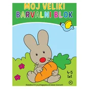 Mladinska Knjiga Moj veliki barvalni blok 4-5 let