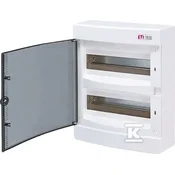 ETI Nadometna razdelilna omarica 24 modulov IP40 prozorna vrata ECT24PT-s