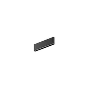 Linea Light LED stenska svetilka Satori, širina 30,5 cm, črna, 2700 K, aluminij - Dnevna soba/jedilnica