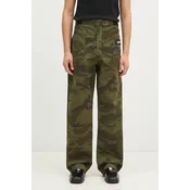 Bombažne hlače Aries Camo Walking Trouser