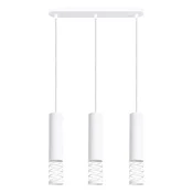Sollux SL.1688 - Zavesni luster na sajli LAMI 3xGU10/10W/230V bela