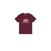 ALPHA INDUSTRIES Majica ecru/burgund