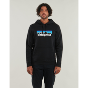 PATAGONIA Puloverji P-6 Logo Uprisal Hoody Črna
