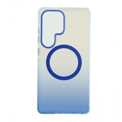 CELLECT Magnetski silikon case Samsung Galaxy S25 Ultra plavo-proziran
