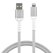 Pleteni kabel Lightning dbramante1928 Re-Charge - 1,2 m, bel