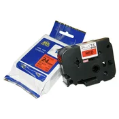 Fenix TZ-451 RDEČ trak - ČRN izpis ( TZ451), 24mm trak, dolžine 8m, laminated - obstojen v ekstremnih pogojih