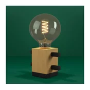 Eglo 390193 - Namizna svetilka LEVANTARA 1xE27/40W/230V črna/rjava