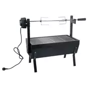 Roštilj na ugljen BARBECUE 60cm sa motorom 230V - Crna