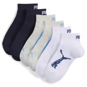 Puma Quarter Socks Youth (3-pack), Blue, Size 31-34, Clothing