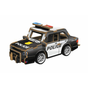 3D lesena sestavljanka - Policijski avto 13 cm