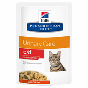 Hills PD Cat c/d Multicare Stress Urinary Care s piletinom 85 g