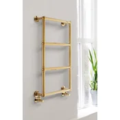 Casa Padrino Luxury Bathroom Towel Warmer Brass 49.4 x 14.5 x H. 87.6 cm - Electric Towel Warmer - Stainless Steel Towel Rail - Luxury Bathroom Accessory