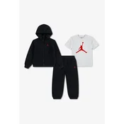 Jordan Komplet BROOKLYN pegasto siva / rdeča / črna