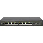 LevelOne Hilbert 8+2 Gigabit pametni stikalo, 8x RJ45, 2x SFP