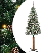Vidaxl Ožja jelka med 300 LED Zelena 180 cm PVC in trden bor