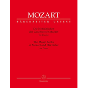 MOZART:THE MUSIC BOOKS OF MOZART AND HIS SISTER FOR PIANO