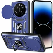 MaxMobile maskica za Honor Magic 8 Lite ANTI-SHOCK WITH RING plava