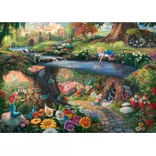 Schmidt - Puzzle Kinkade: Alice in Wonderland - 1 000 kosov