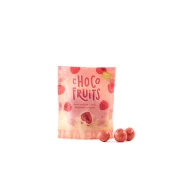 Choco fruits Cele maline v beli čokoladi s kremo