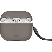 UNIQ UNIQ LYDEN DS OVITEK ZA APPLE AIRPODS 4 ZAŠČITA PRED PRASKAMI SIVA, KREMENNO SIVA