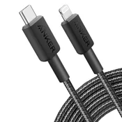 Anker 322 usb-c to lightning cable (3ft) black