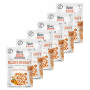 Brit Care Cat Fillets in Gravy Choice Chicken 6x85 g