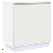 LED komoda za Bijela 71 x 34,5 x 75 cm Konstruirano drvo