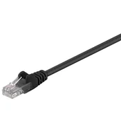 Goobay U/UTP CAT 5e patch 1,5 m črni mrežni povezovalni kabel