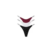 Calvin Klein Underwear Tangice burgund/črna/bela
