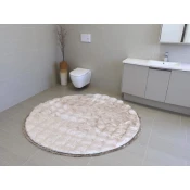 Okrugla Prostirka za kupatilo fi 100cm Roze boja ( VLK000198-rozeboja )