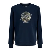Jack & Jones Junior Majica Honolulu temno modra/bela
