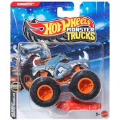 Hot Wheels Monster Trucks: Rhinomite modri monster avtomobilček 1/64 - Mattel