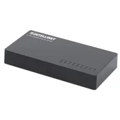 Intellnet LAN switch 561754, 10/100/1000 8-portni, Crni