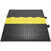VEVOR Zaščita kabla rampa CP-5DA 1145x80x5 cm črna