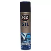 K2 100% silikon v spreju za vzdrževanje gume in plastike Perfect Sil, 300ml