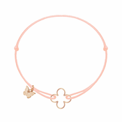 Hole Clover Narukvica - Rose gold plated