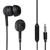 Thomson Thomson EAR3005BK Naglavne slušalke In Ear Naglavni komplet Črna